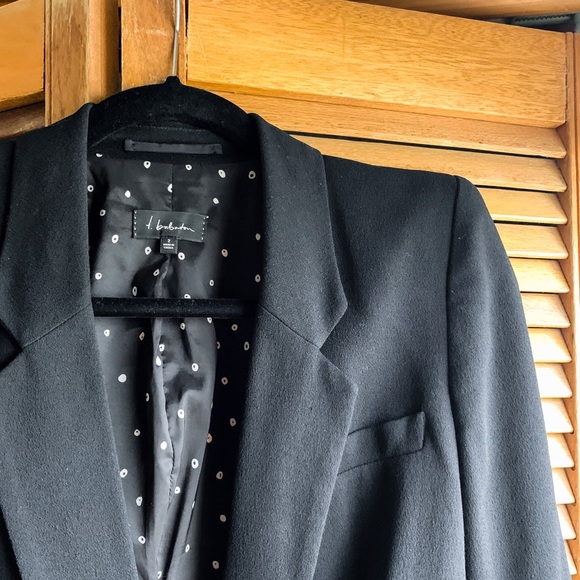 Babaton Exaggerated Shoulder Drapey Blazer - Picture 3 of 6